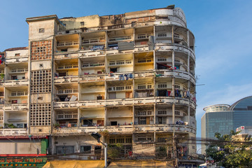 The appearance of apartments in Phnom Penh