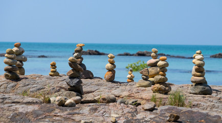 Stone pyramid