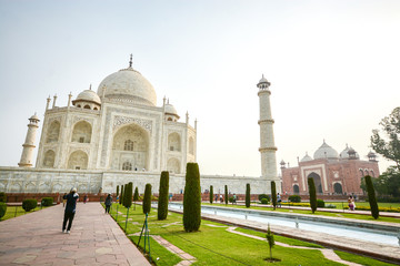 Fototapeta premium Taj mahal, famous place of India