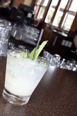 drink at a bar