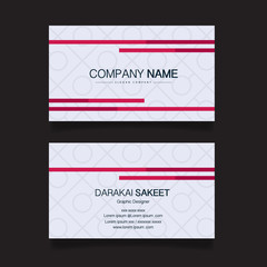 Fototapeta premium Modern business card template.