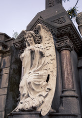 Obraz premium angel on a tomb