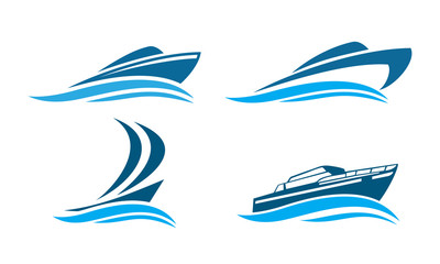 boat 4 logo design
