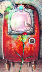 Inside with steampunk television series © Rosario Rizzo