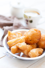 Fried bread stick or popularly known as You Tiao, a popular Chinese food