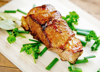 grilled beef steak