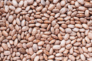 Healthy Brown Pinto Beans with High Fiber and Low Fat Contents,