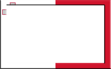 Frame striped Malta flag