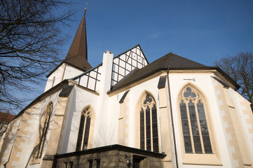 Fototapeta na wymiar Evangelische Stadtkirche St. Georg in Lünen, Nordrhein-Westfalen