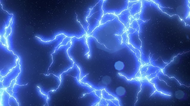Electric Lighting Energy Animation, Seamless loop.  Can be used as background or over-layer (blending mode) ex. Add, Overlay, Screen mode.