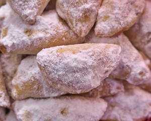 skaltsounia, greek Christmas gourmet sweet pies, filled with jam and nuts