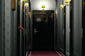 Fancy Hotel Corridor