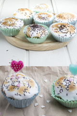 cupcakes with decorations for special day