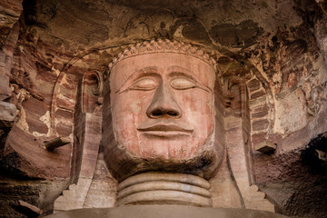 Fototapeta na wymiar Buddha sculptures Gwalior.