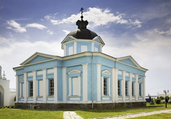 Fototapeta na wymiar Theodore Icon of Mother of God church. Staroe Bobrenevo. Russia