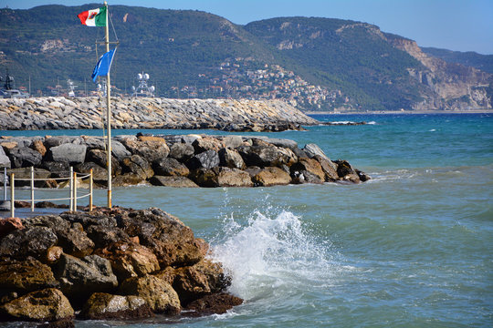 Loano town pier