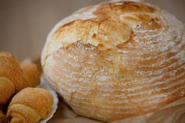 bread Ciabatta, fresh tasty beard homemade