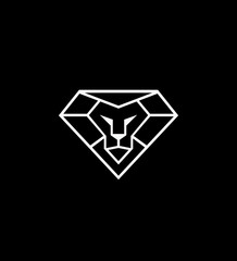 Diamond lion symbol 