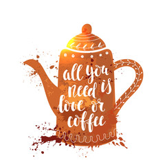 Poster with lettering 