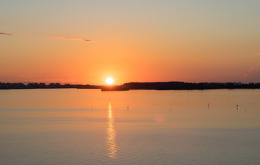 Naklejka premium Sunrise in Miami