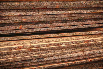 storage timber stack