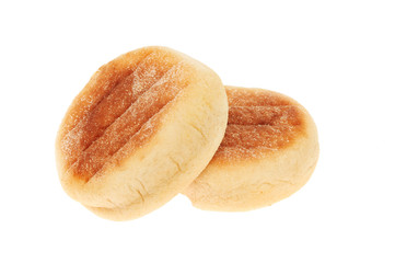 English muffins isolated