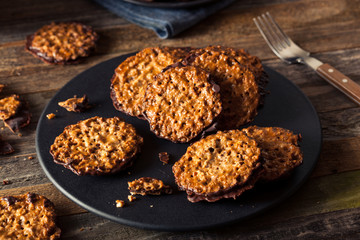 Homemade Almond and Chocolate Lacey's