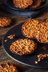 Homemade Almond and Chocolate Lacey's