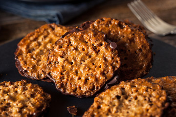Homemade Almond and Chocolate Lacey's