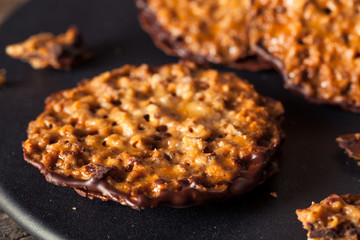 Homemade Almond and Chocolate Lacey's