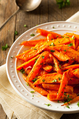 Healthy Homemade Roasted Carrots