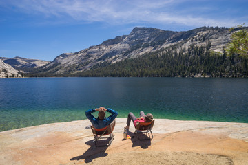 Vacation at Tenaya Lake, Yosemite