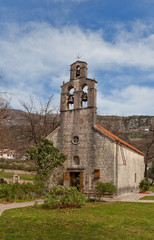 Fototapeta na wymiar Church of St Petka (17th c.) in Budva, Montenegro