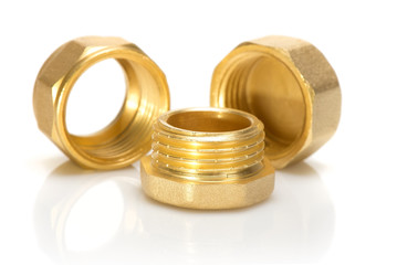 brass fittings for plumbing pipes - bung