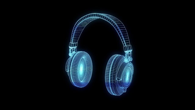 Headphone Nice Hologram Animation
30FPS