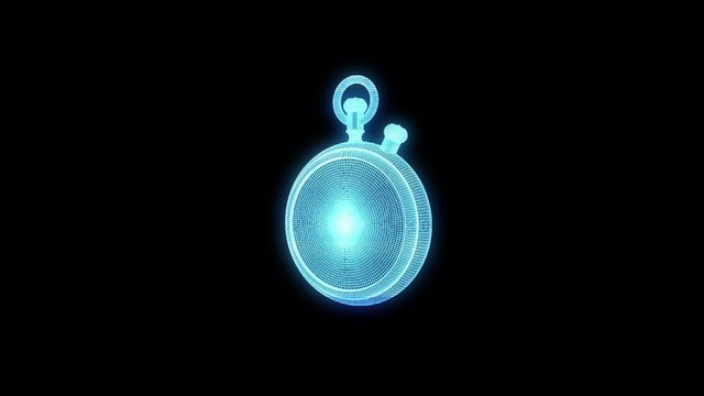 Stop Watch Nice Hologram Animation
30FPS
