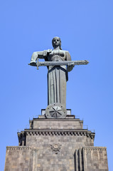Monument Mother Armenia - monument in honor of the Soviet victory in the Great Patriotic War. Yerevan, Armenia