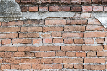 Moldy brick wall background