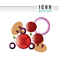 delicious pizza design 