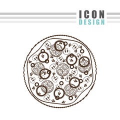 delicious pizza design 