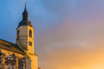Stadtkirche in Laucha an der Unstrut, Sachsen-Anhalt in Deutschland