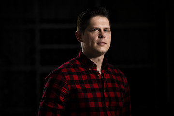 Obraz premium Man in studio