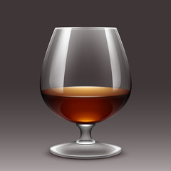 Wine Glass Vector Isolated Transparent
