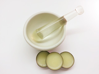 Lip balm and mortar