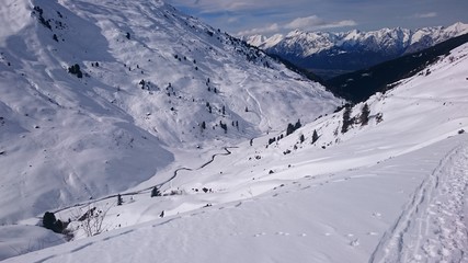 Fototapeta na wymiar Skitour in Tirol