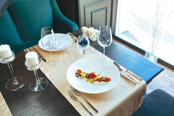 Perfect dish on the table