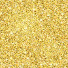 Gold glitter texture with sparkles - 104961455