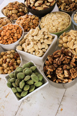 snack nut selection