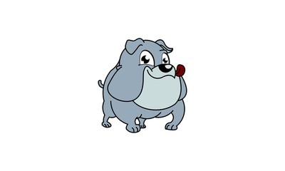 The Little Smiley Bulldog