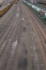 Converging Lines in Railyard